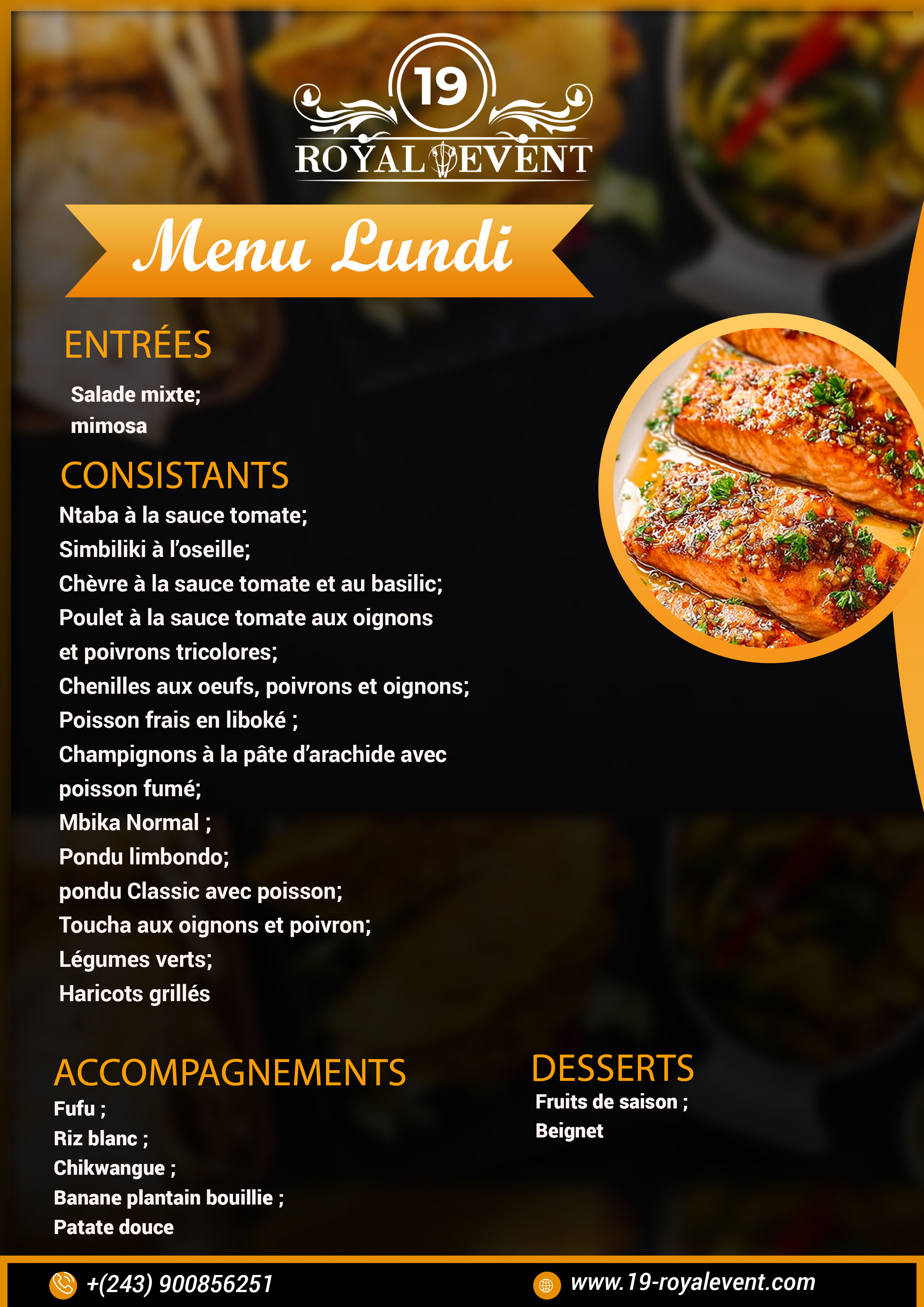 MENU LUNDI