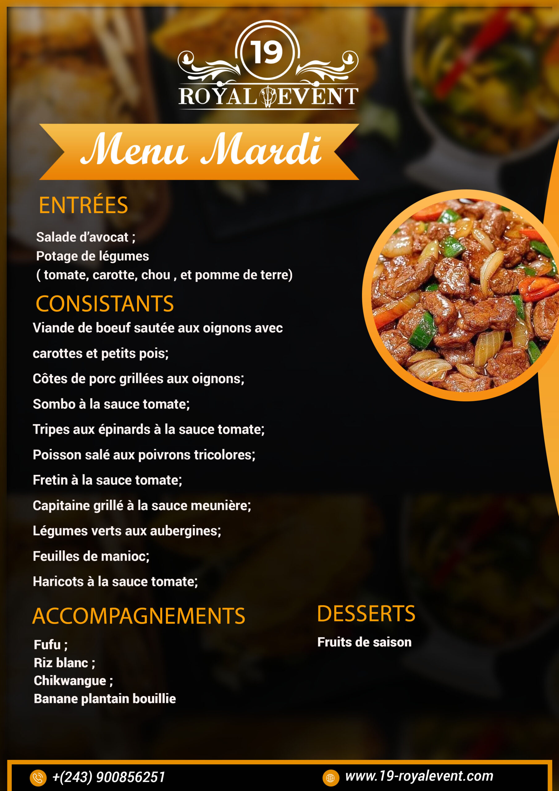 MENU MARDI